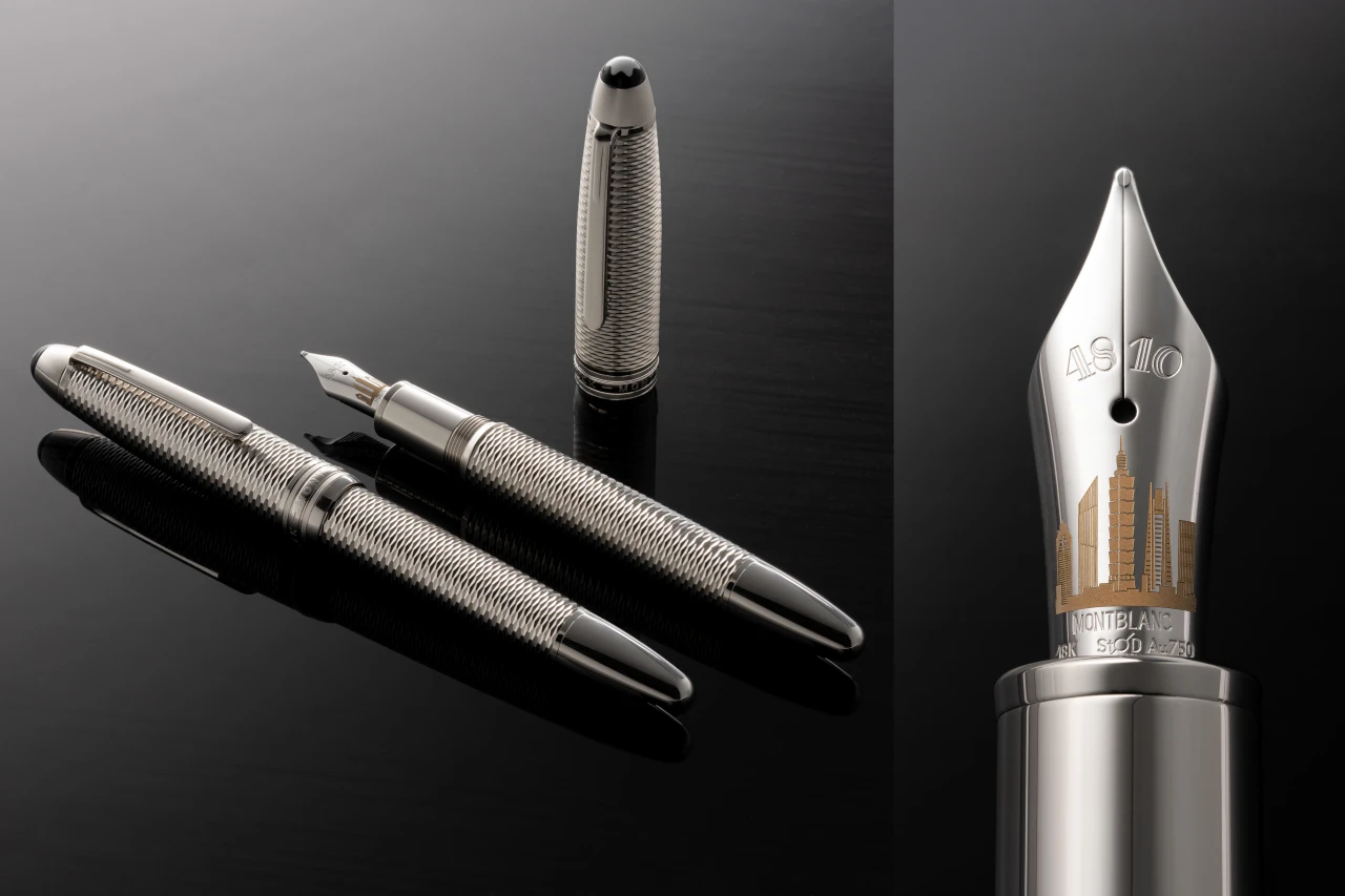 台北限定「City Nib」鋼筆,把城市天際線刻進 18K 金筆尖