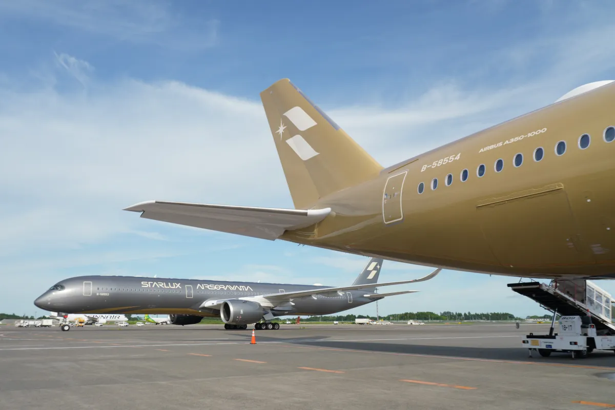 星宇航空STARLUX AIRSORAYAMA金銀雙機正式合體