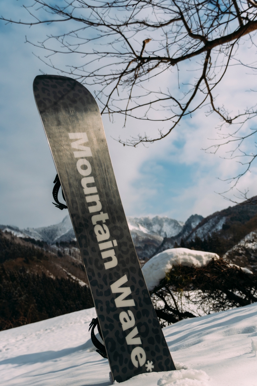Black Leopard Snowboard 背面