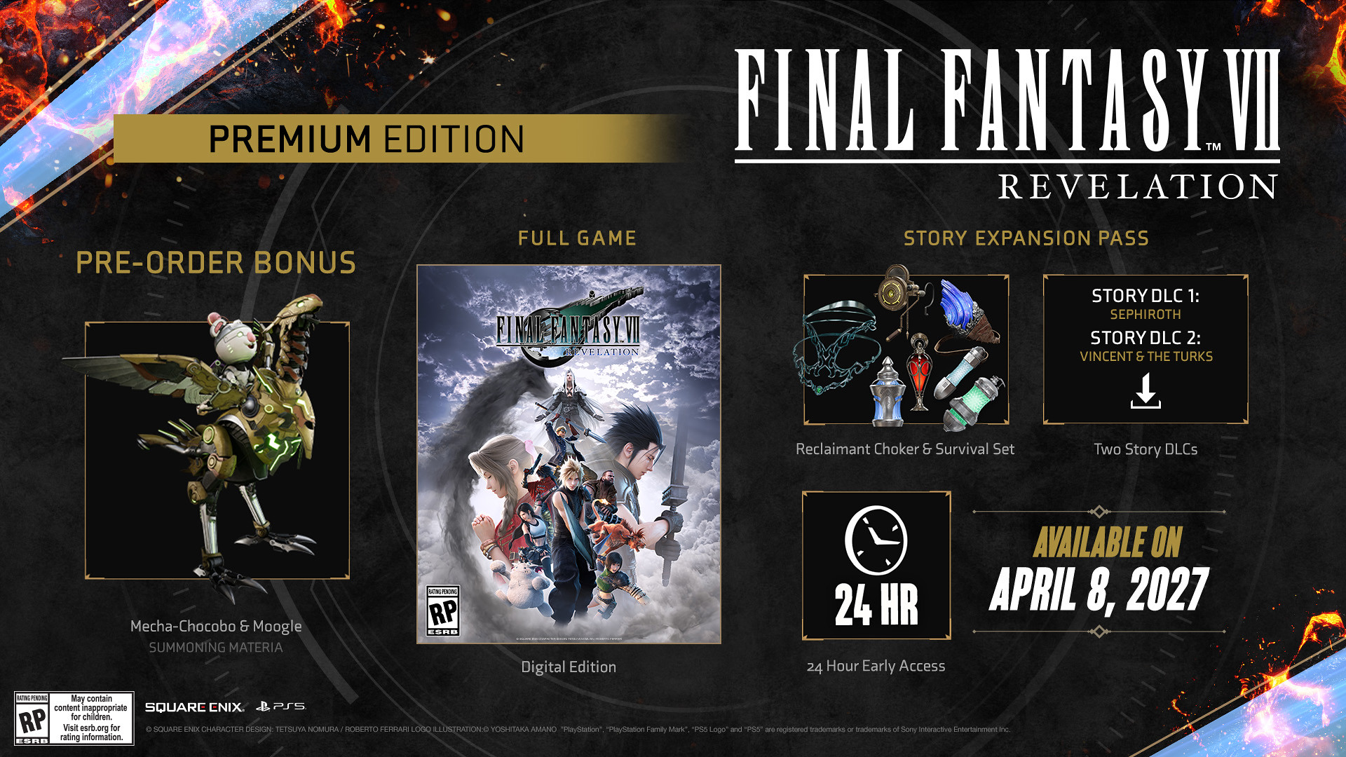 《FINAL FANTASY VII REVELATION》Premium Edition