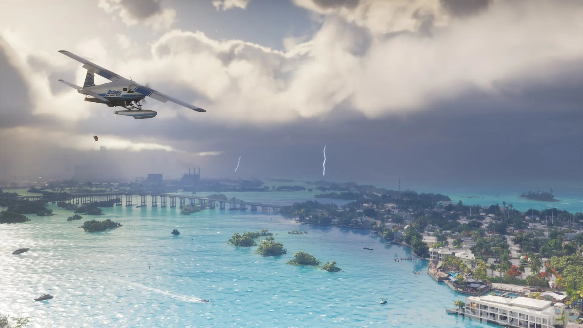 《GTA 6》天氣系統（圖片來源：Game Informer）