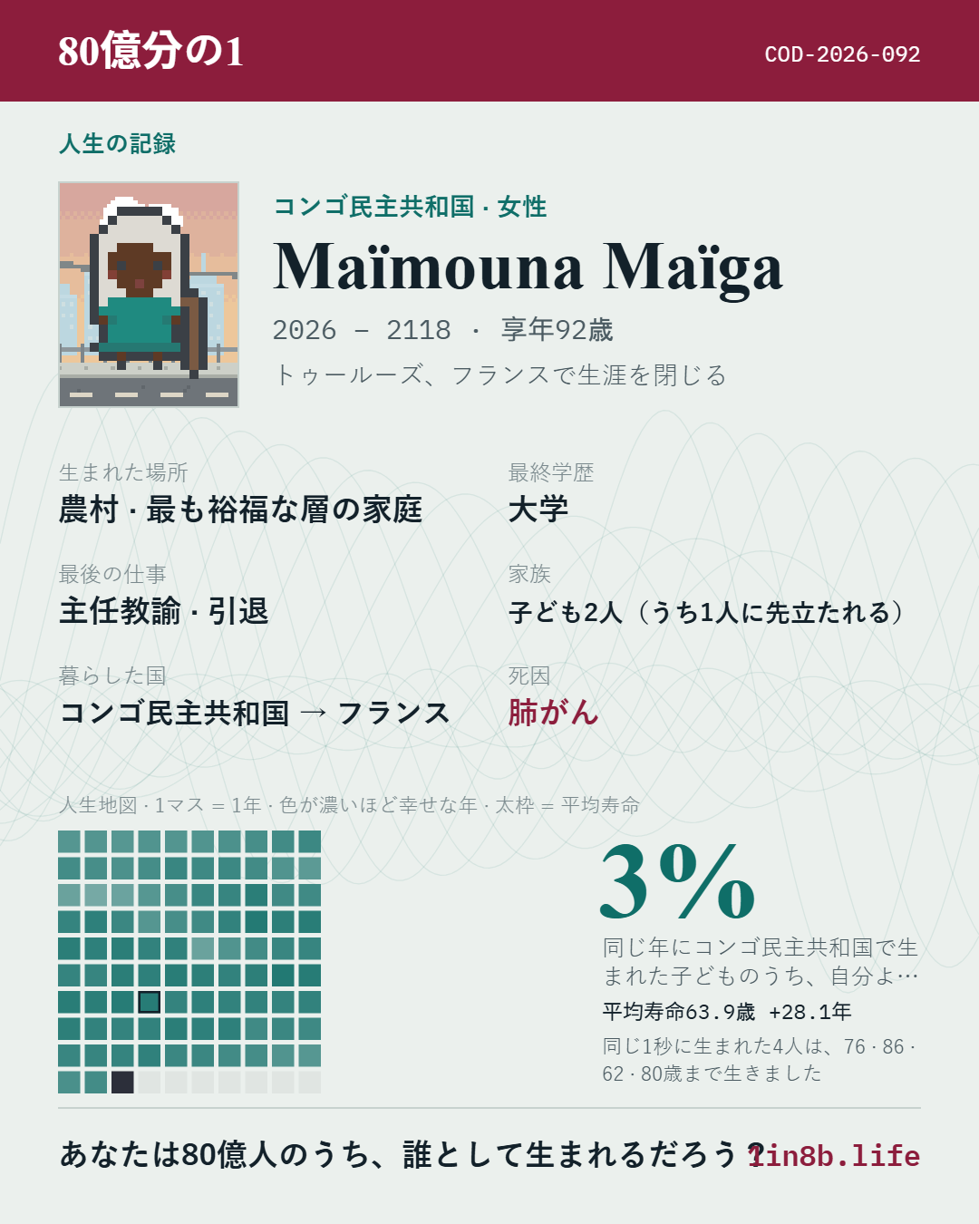 《80億分之1》