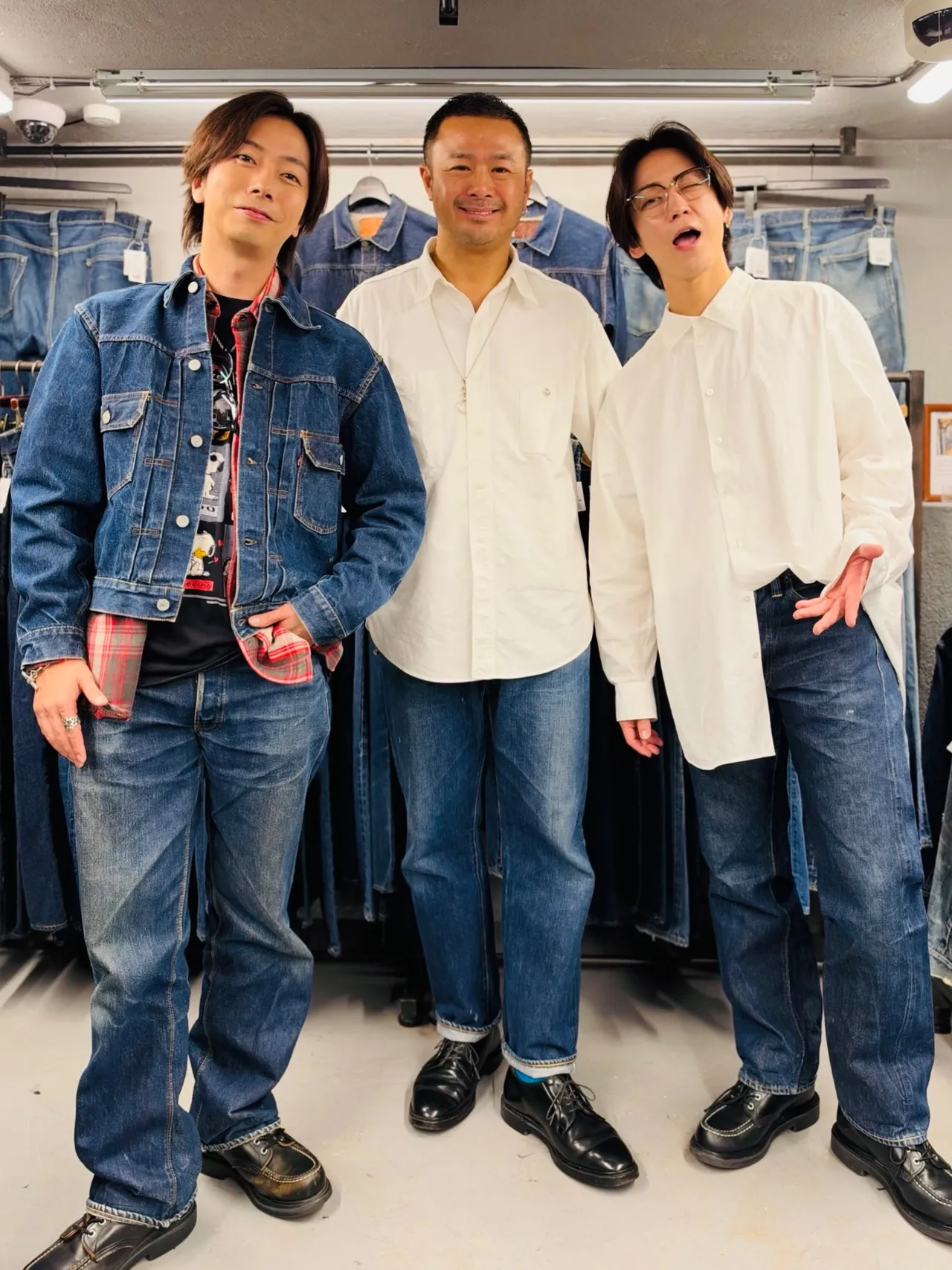 左至右：河合郁人、BerBerJin主理人藤原裕、龜梨和也
